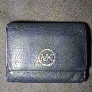 Vintage Michael Kors black leather wallet